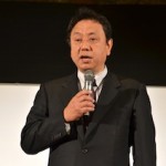 開会の挨拶をする野田塾の小川英範塾長