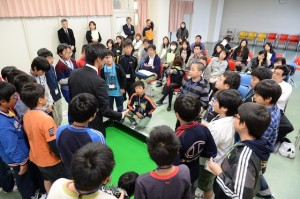 10月20日に小学５・６年生を対象に行われたGE体験教室 