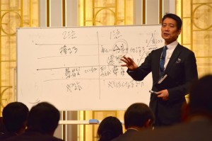 特別講演をする中谷彰宏氏