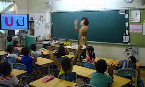 大阪府内の小学校でのモジュール活動の様子