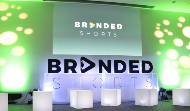 虎ノ門ヒルズのアンダーズ東京で開催された第１回「Branded Shorts of the Year」のアワード授与式。